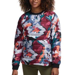 Marmot Ion Down Pullover Jacket Women XL Print 700 Fill Puffer Quilted Cozy NWT